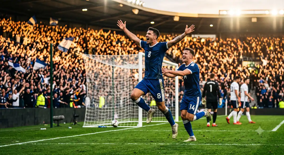 Ilustrasi pemain mencetak brace atau dua gol dalam satu pertandingan