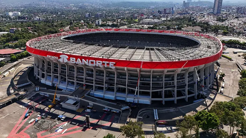 Ilustrasi suasana Stadion Azteca pada Piala Dunia 1986