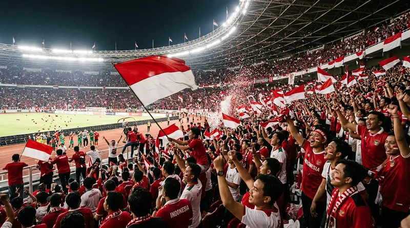 Grafik peningkatan ranking FIFA timnas Indonesia setelah masuknya pemain naturalisasi dari 2020 hingga 2026