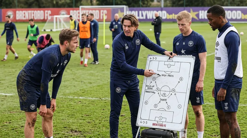 Pelatih Timnas Indonesia memberikan instruksi taktis